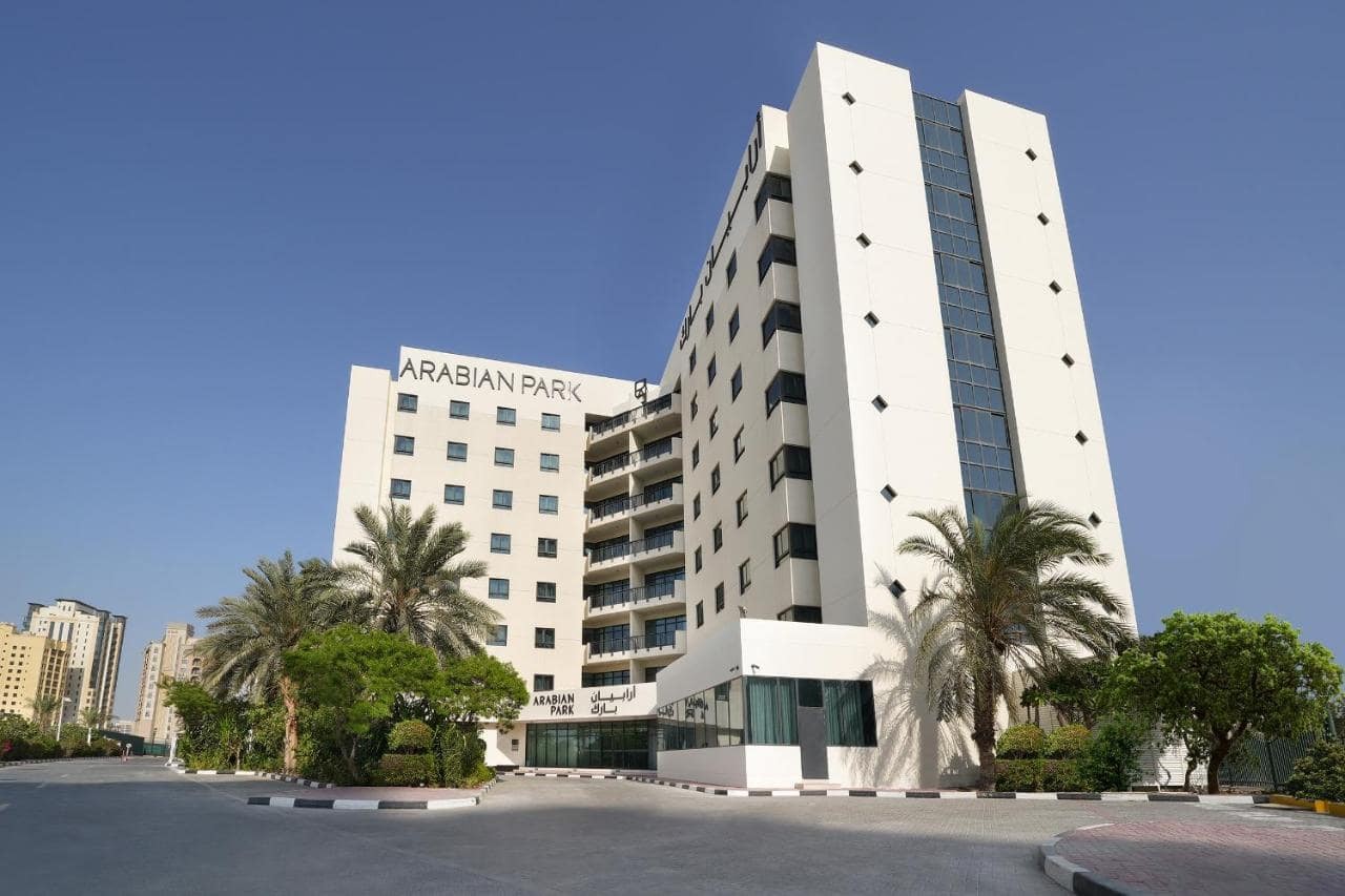 Arabian Park hotel, Dubai, Verenigde Arabische Emiraten Arabian Park hotel, Dubai, Verenigde Arabische Emiraten