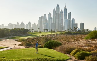 Dubai golfbaan / golfen in Dubai