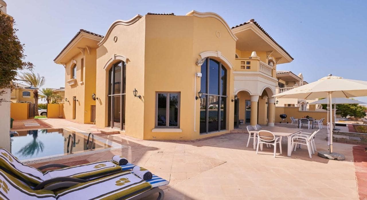 Dubai villa aan het strand Dubai villa aan het strand