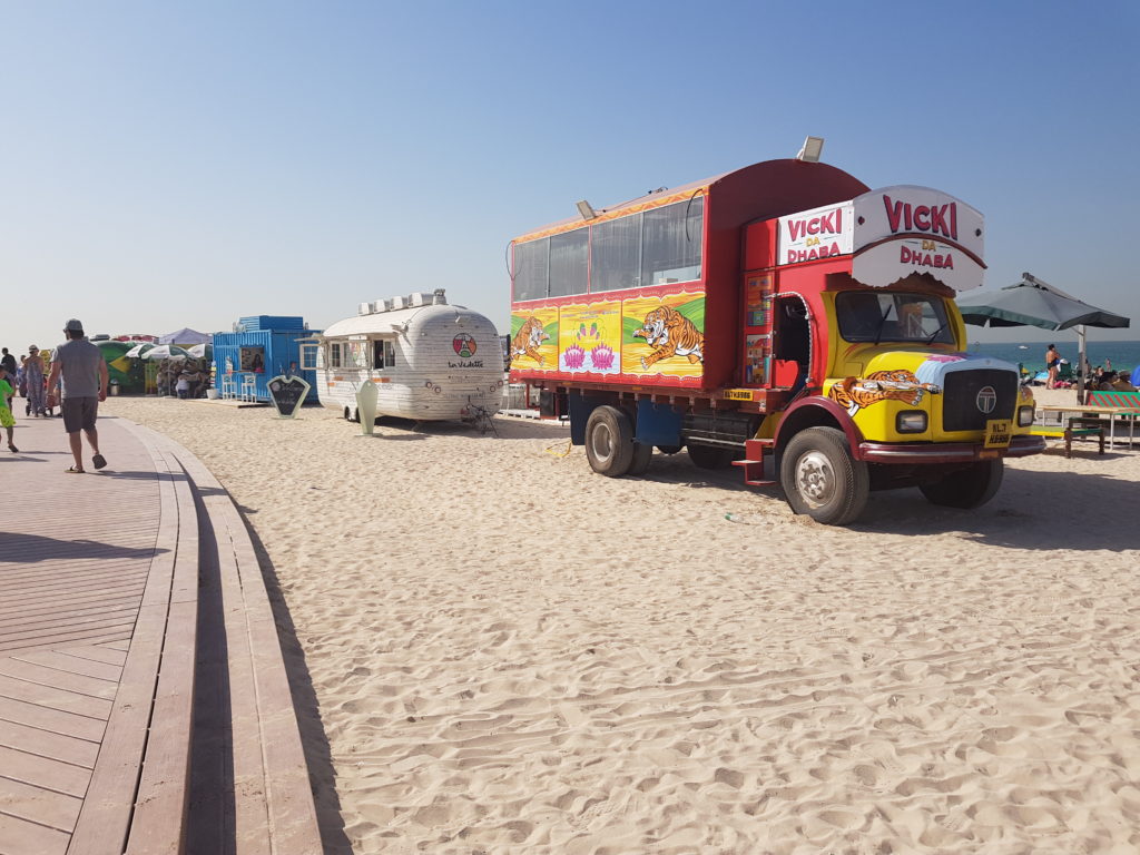 Foodtruck Kite Beach, Dubai 