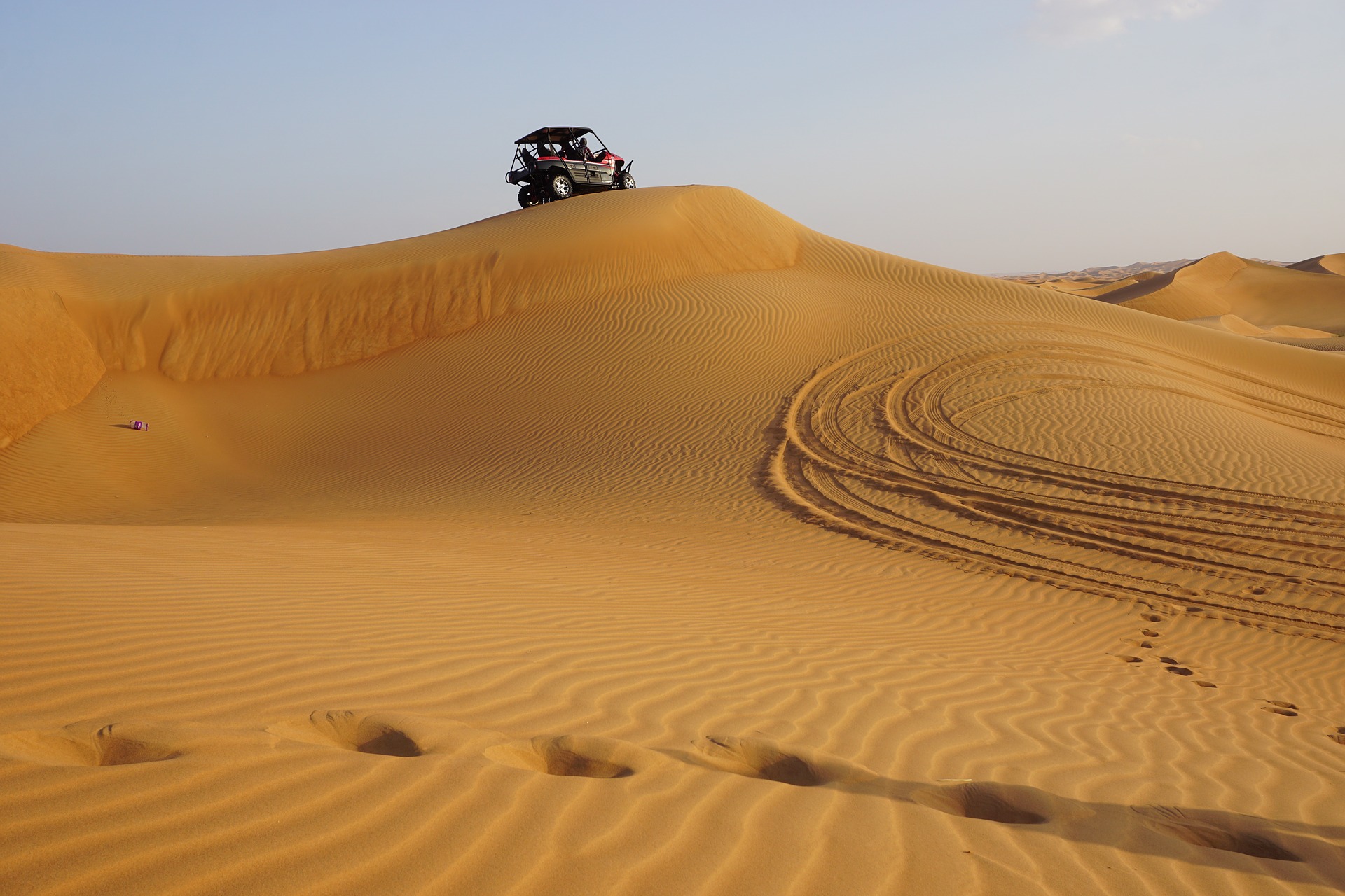 Woestijnsafari met buggy in Dubai