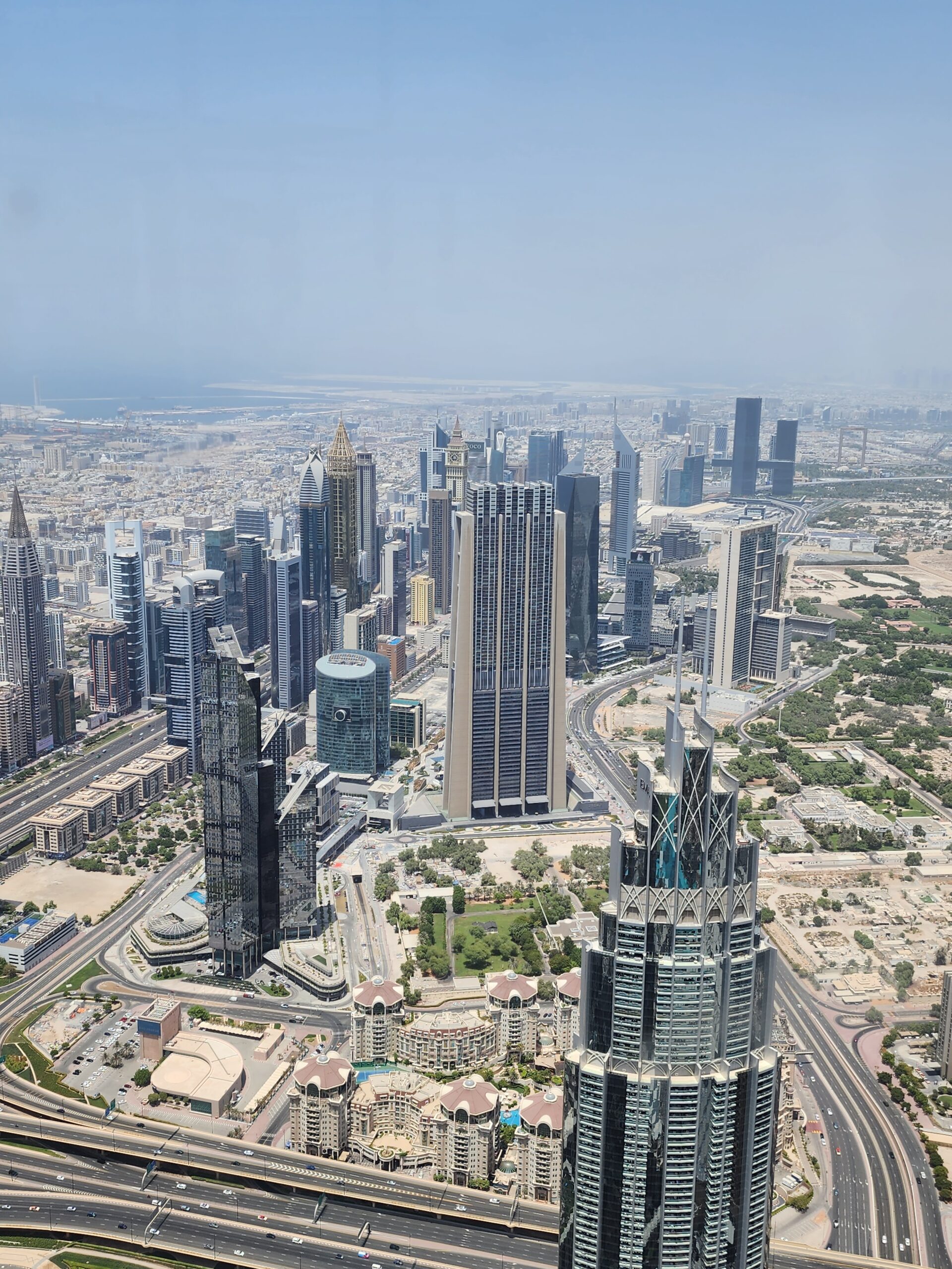 uitzicht vanaf Burj Khalifa 