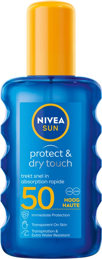 NIVEA SUN Protect & Dry Touch Transparante Zonnespray